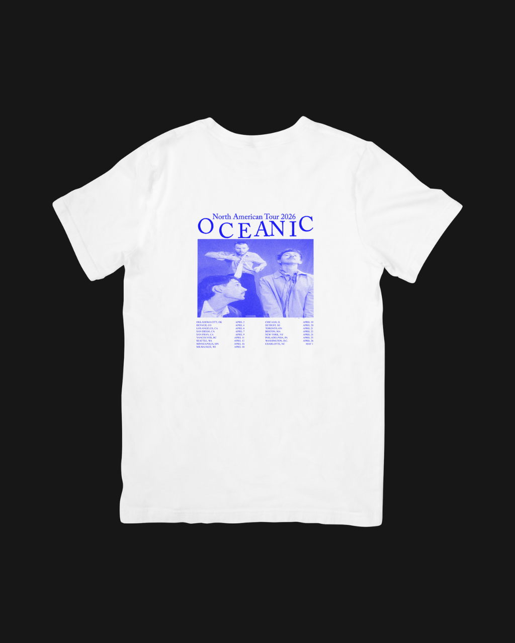 North American Tour Shirt PRE-ORDER