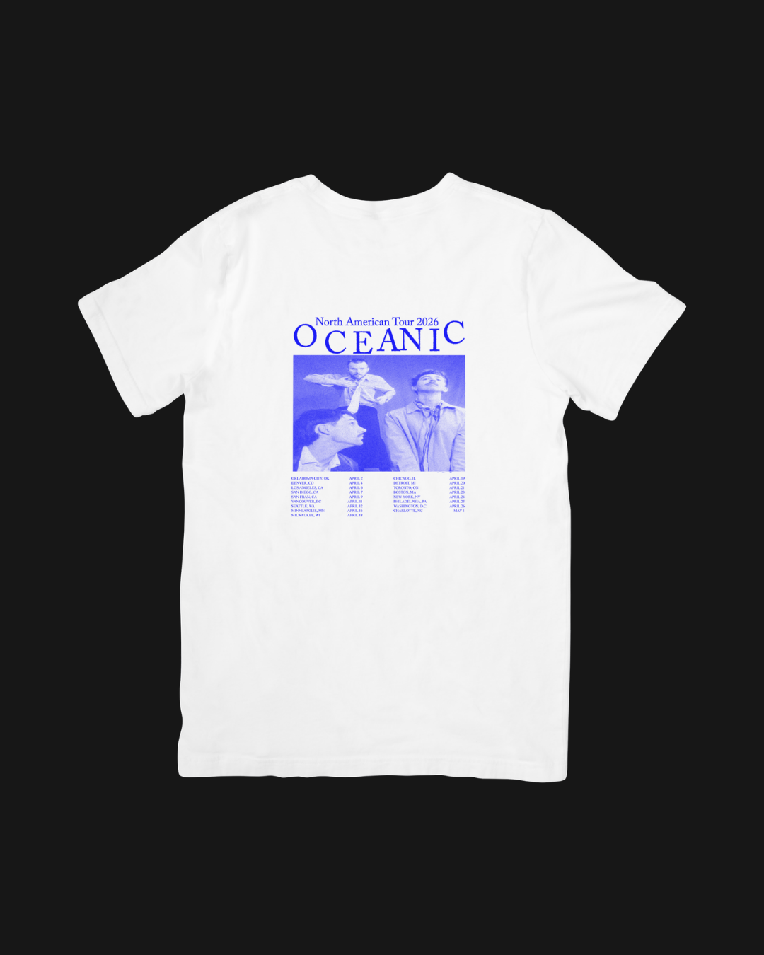 North American Tour Shirt PRE-ORDER