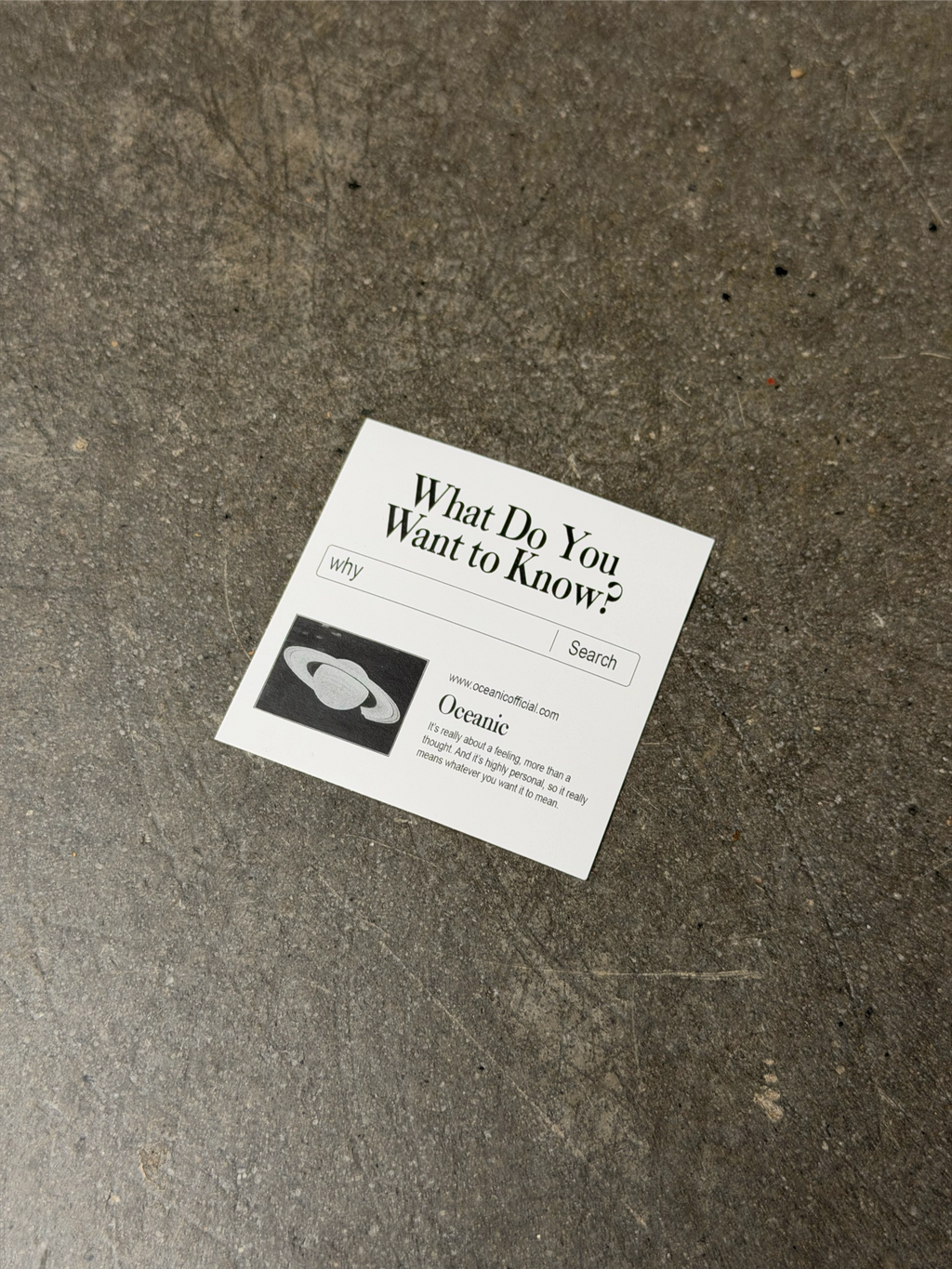 Search Sticker