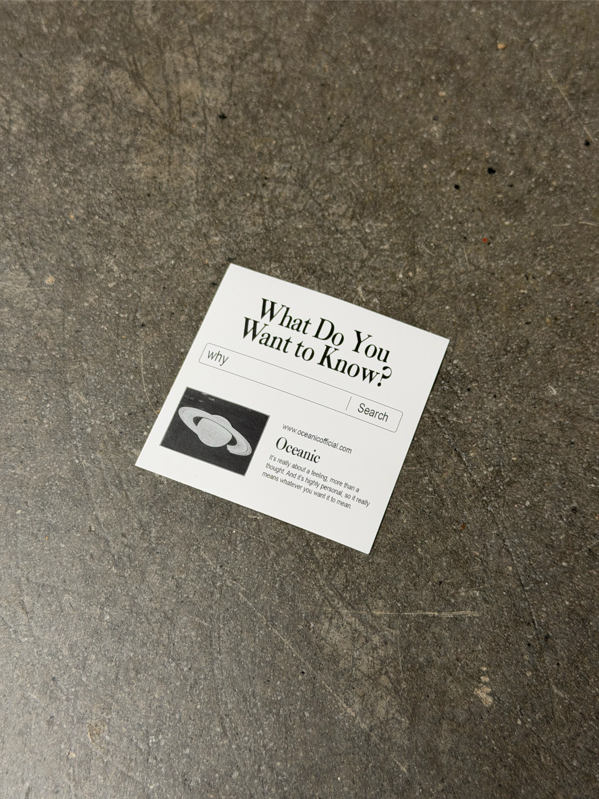 Search Sticker